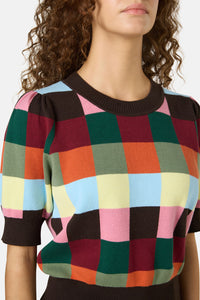 Gorman NZ - Camp Check Cotton Knit Top - check