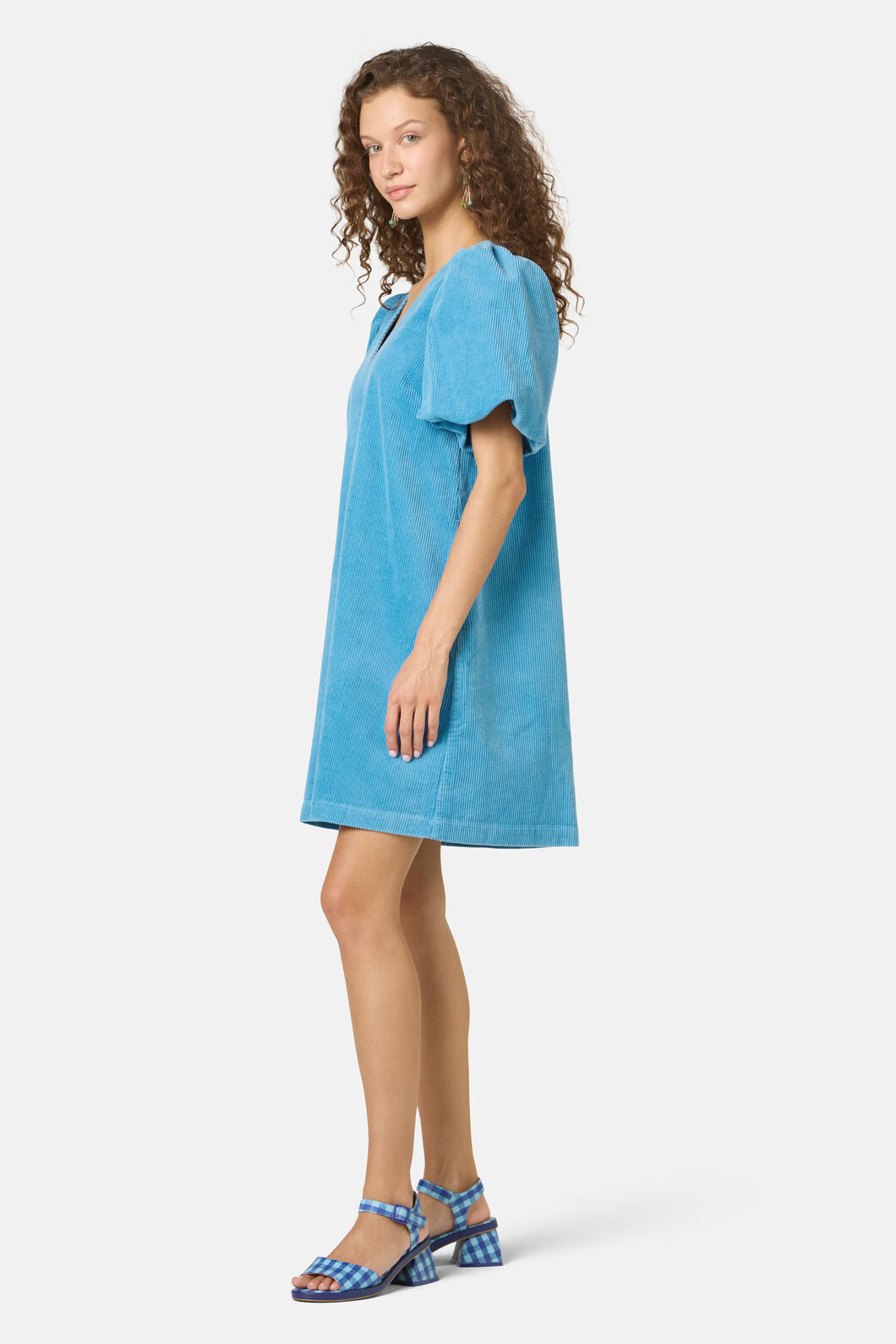Gorman NZ - Tallulah Corduroy Smock Dress - light-blue