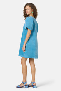 Gorman NZ - Tallulah Corduroy Smock Dress - light-blue