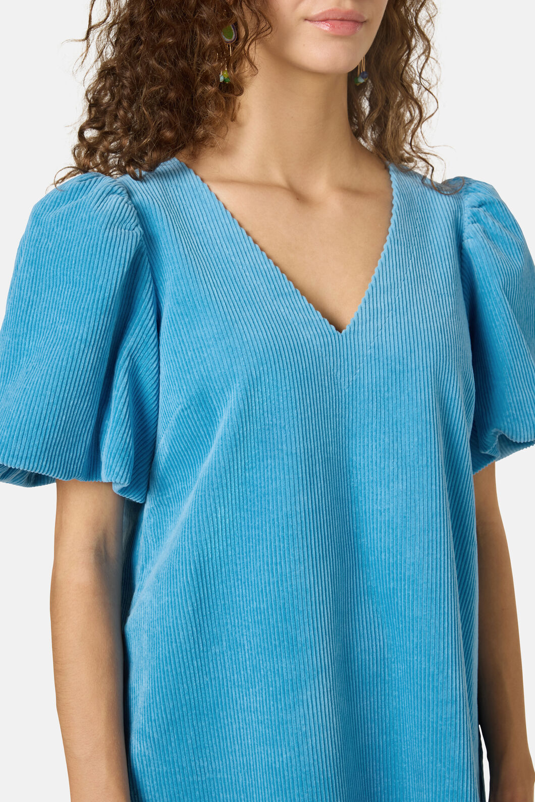 Gorman NZ - Tallulah Corduroy Smock Dress - light-blue