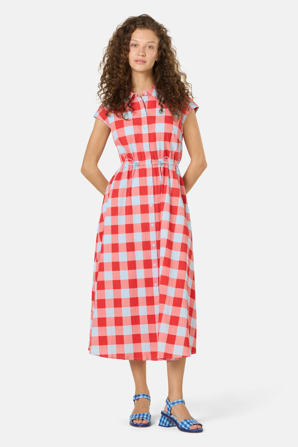 Gorman NZ - Gimme Gingham Midi Dress - check