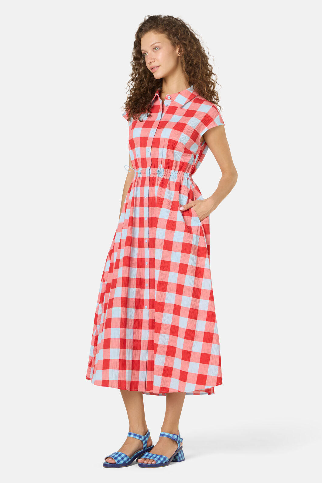 Gorman NZ - Gimme Gingham Midi Dress - check