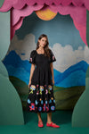 Gorman NZ - Paisley Parade Tiered Dress - black