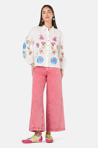 Gorman NZ - Paisley Parade Blouse - white