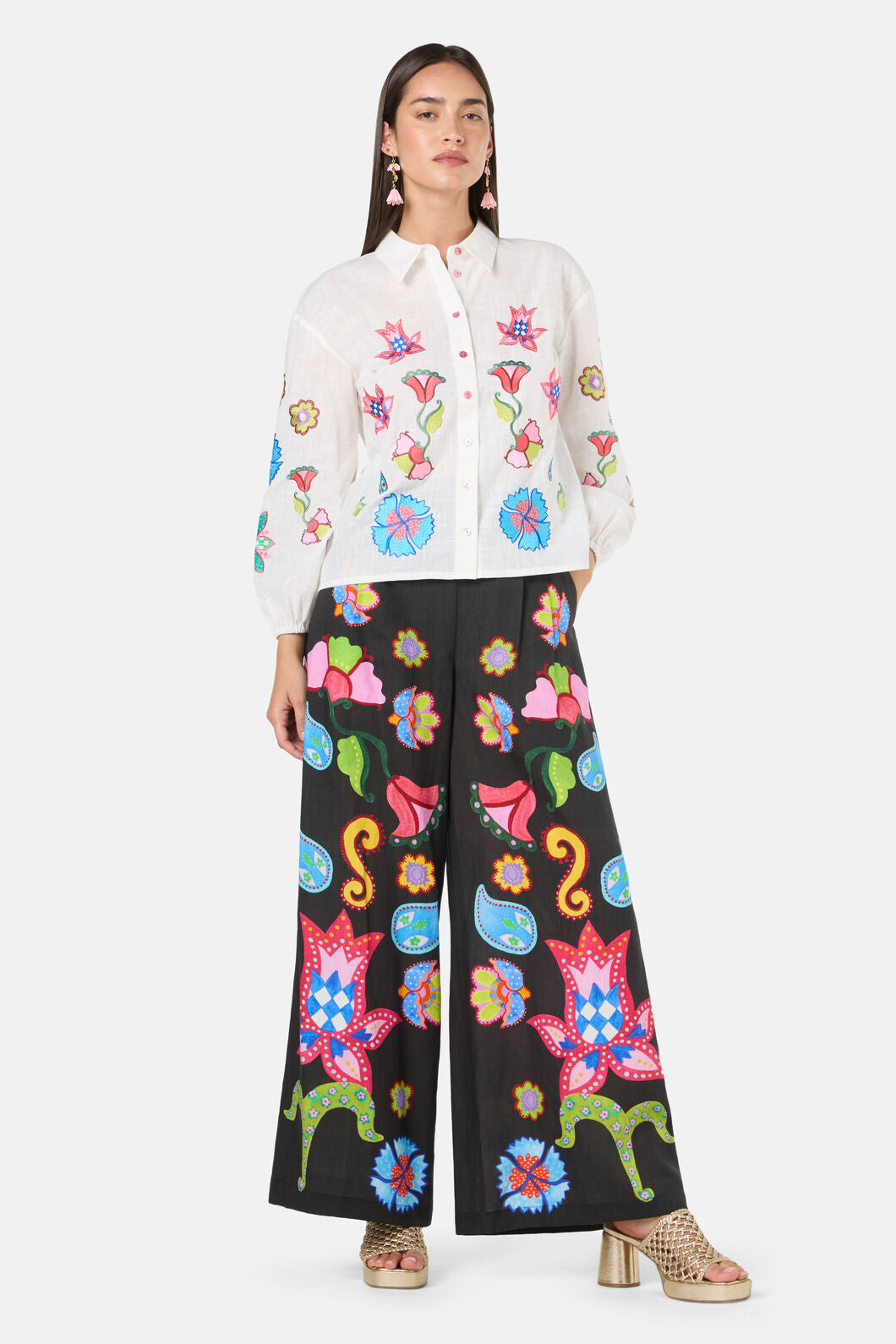 Gorman NZ - Paisley Parade Blouse - white