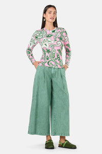 Gorman NZ - Paisley Parade Long Sleeve Top - pink