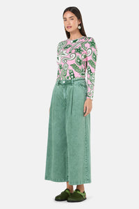 Gorman NZ - Paisley Parade Long Sleeve Top - pink