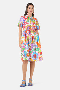 Gorman NZ - Paisley Parade Shirt Dress - white
