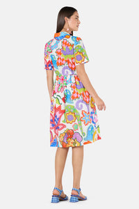 Gorman NZ - Paisley Parade Shirt Dress - white