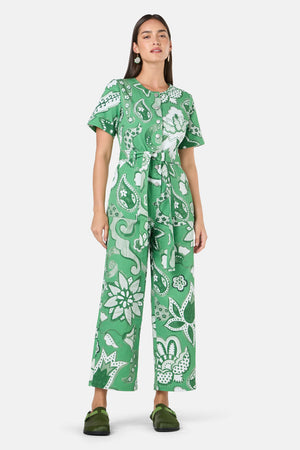 Gorman NZ - Paisley Parade Boiler Suit - green