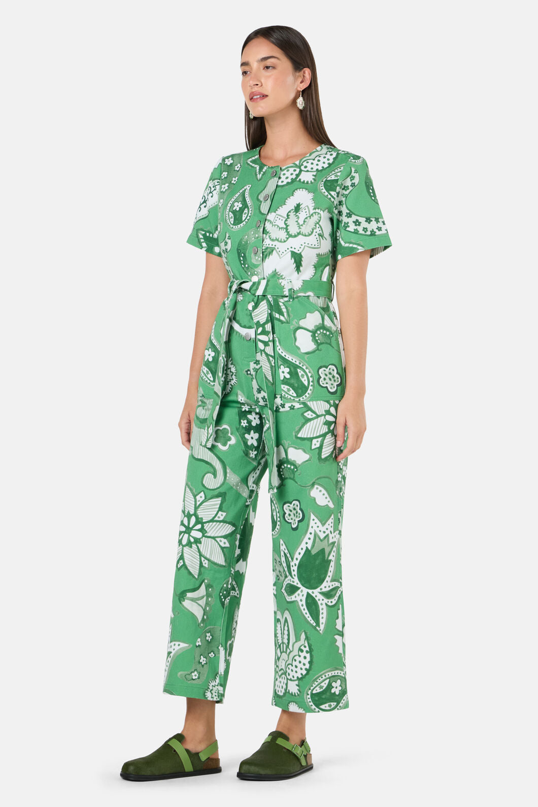 Gorman NZ - Paisley Parade Boiler Suit - green