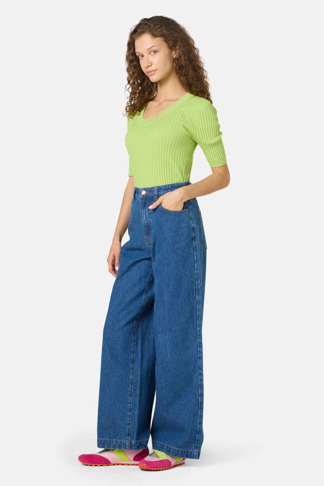 Gorman NZ - Ava Organic Cotton Jean - mid-blue