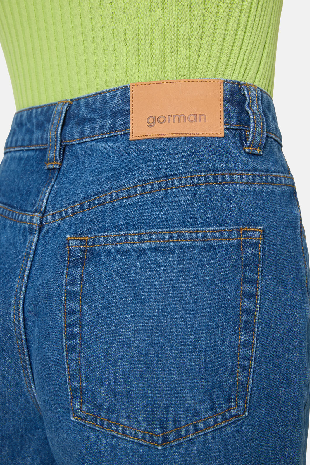Gorman NZ - Ava Organic Cotton Jean - mid-blue