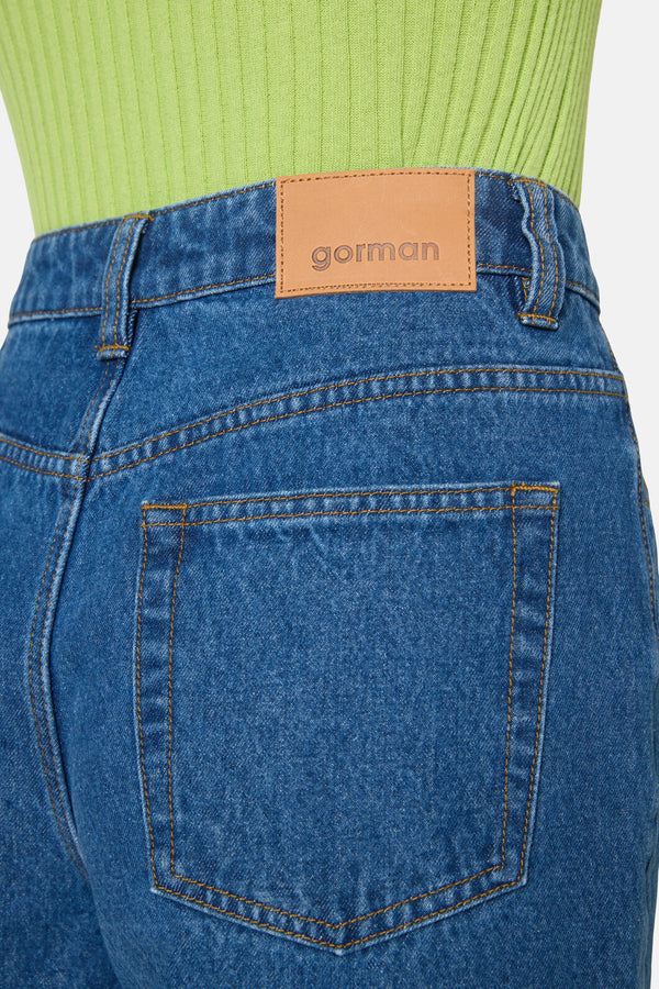 Gorman NZ - Ava Organic Cotton Jean - mid-blue