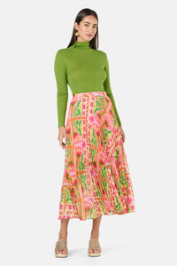 Gorman NZ - Metamorphosis Pleat Skirt - print