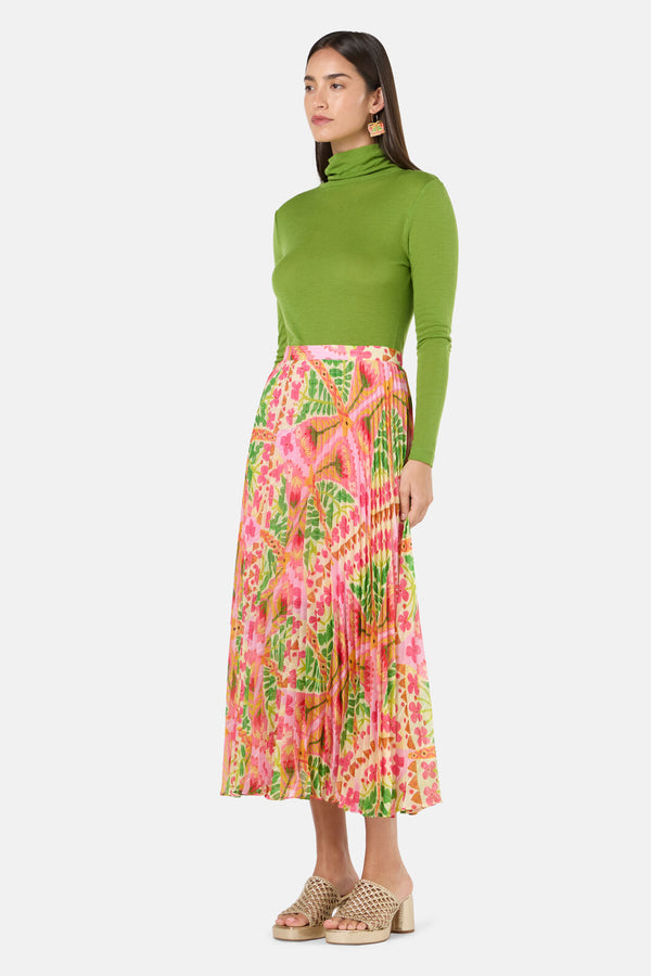 Gorman NZ - Metamorphosis Pleat Skirt - print