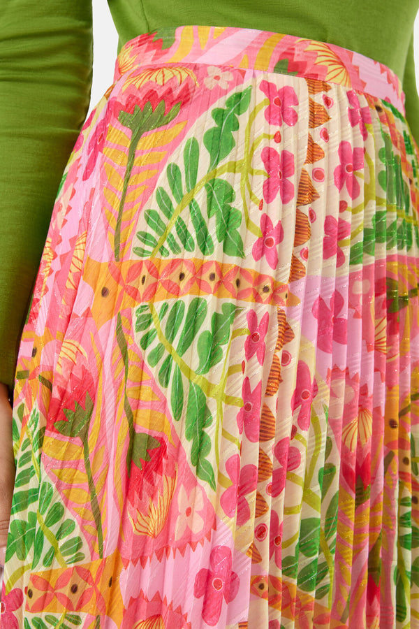Gorman NZ - Metamorphosis Pleat Skirt - print