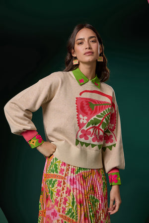 Gorman NZ - Metamorphosis Jumper - cream