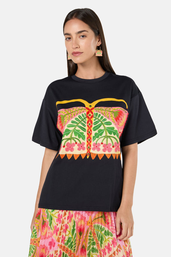 Gorman NZ - Metamorphosis Oversized Tee - black