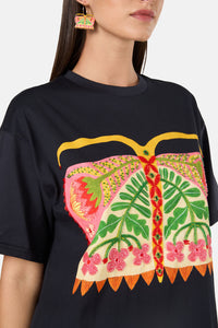 Gorman NZ - Metamorphosis Oversized Tee - black