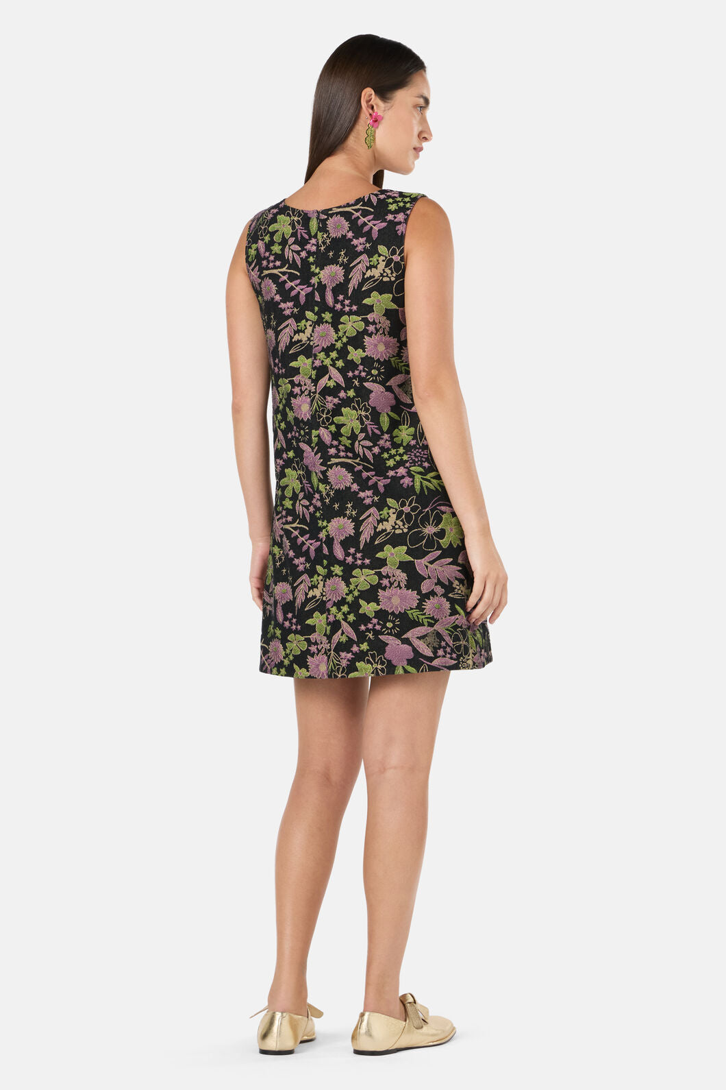 Gorman NZ - Floral Flight Denim Mini Dress - black