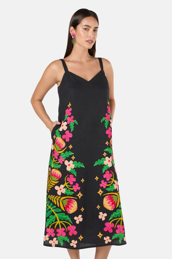 Gorman NZ - Metamorphosis Slip Dress - black