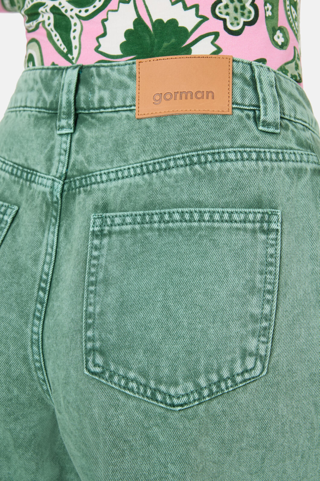 Gorman NZ - Kara Denim Skort - green