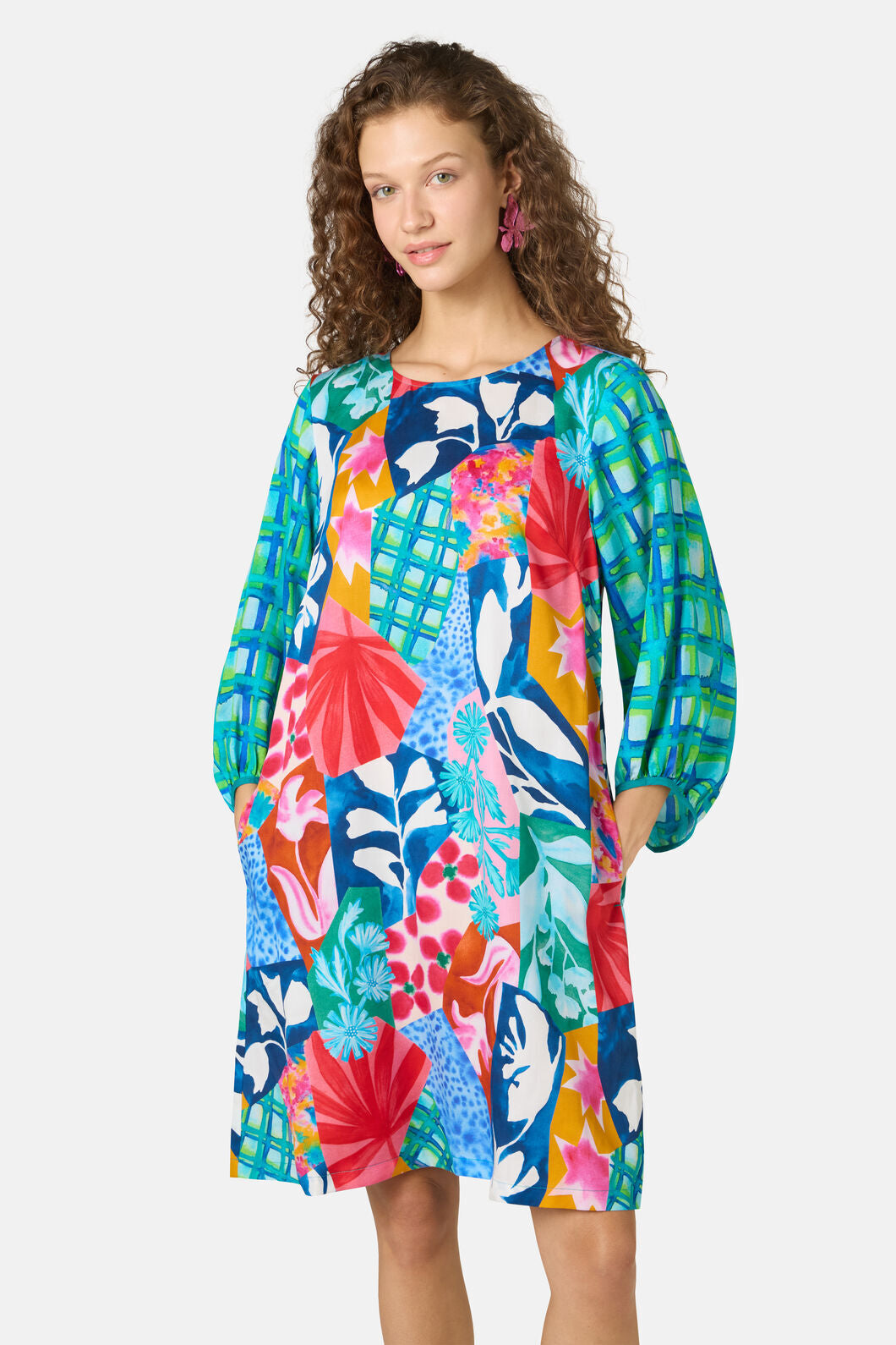Gorman NZ - Montage Print Short Dress - print