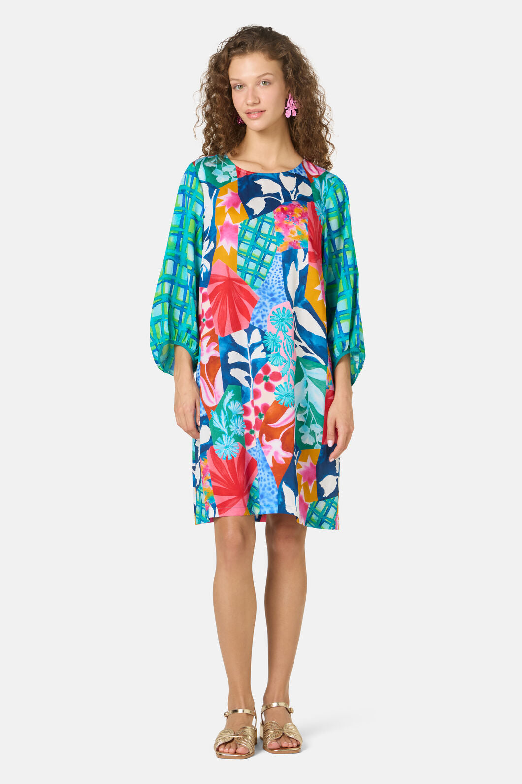Gorman NZ - Montage Print Short Dress - print