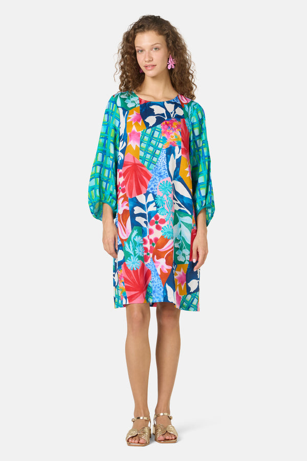 Gorman NZ - Montage Print Short Dress - print