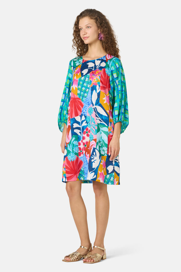 Gorman NZ - Montage Print Short Dress - print