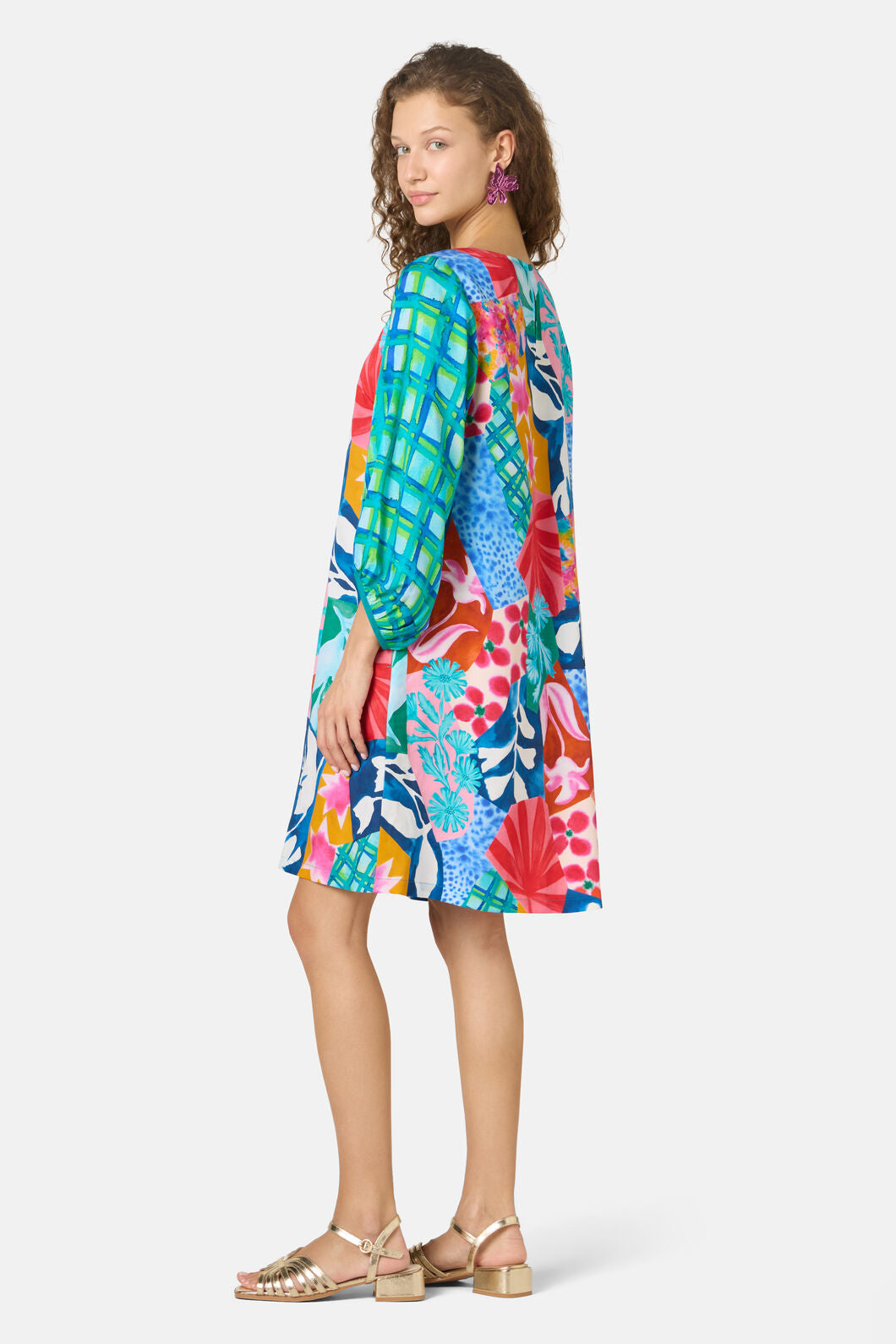 Gorman NZ - Montage Print Short Dress - print
