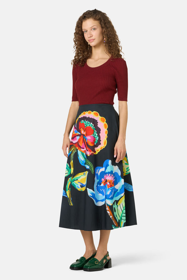 Gorman NZ - Allegra Scooped Neck Knit Top - plum