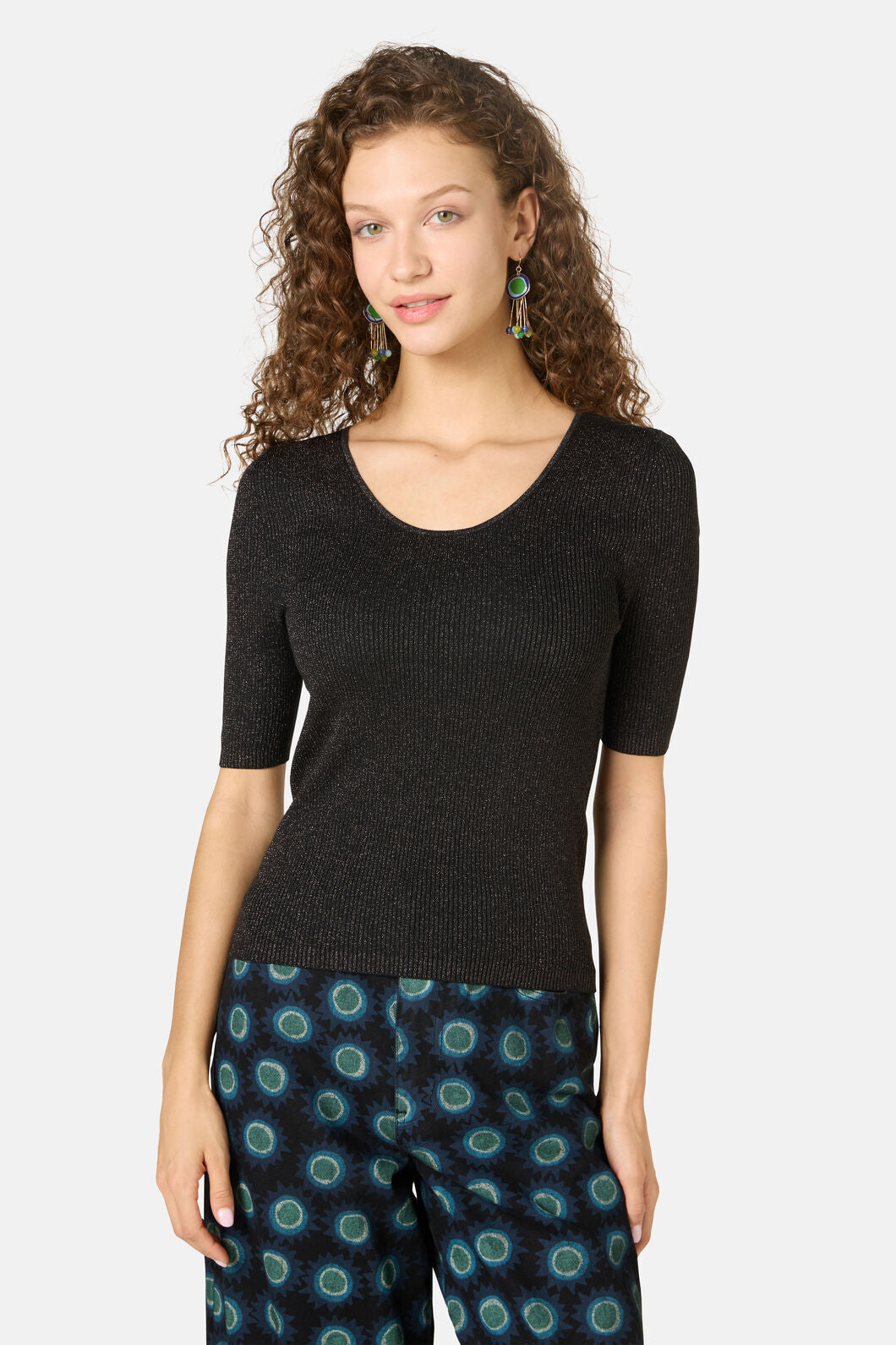 Gorman NZ - Ballet Rib Knit Top - black