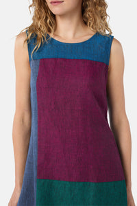 Gorman NZ - Inky Spliced Linen Dress - multi