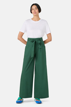 Gorman NZ - Rebecca Tailored Wide Leg Pant - green