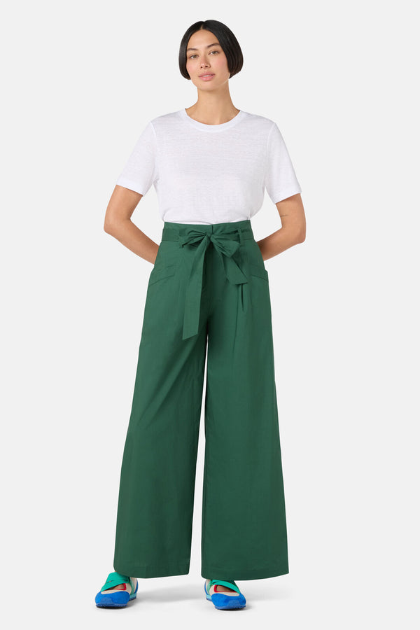 Gorman NZ - Rebecca Tailored Wide Leg Pant - green