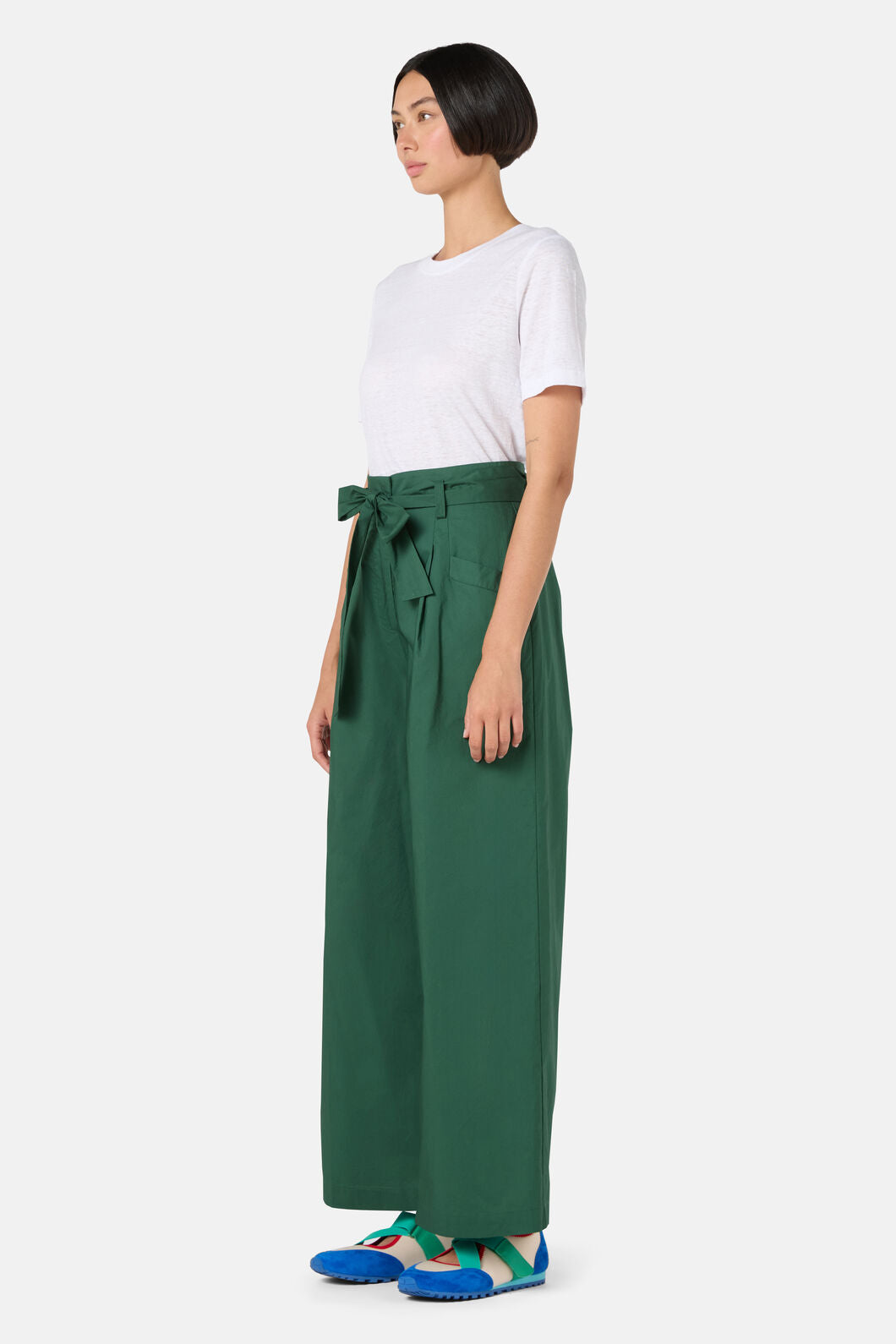 Gorman NZ - Rebecca Tailored Wide Leg Pant - green