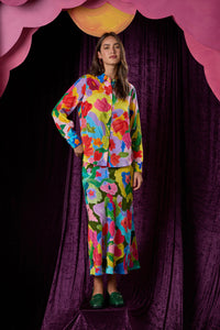 Gorman NZ - Expressionist Slip Skirt - print