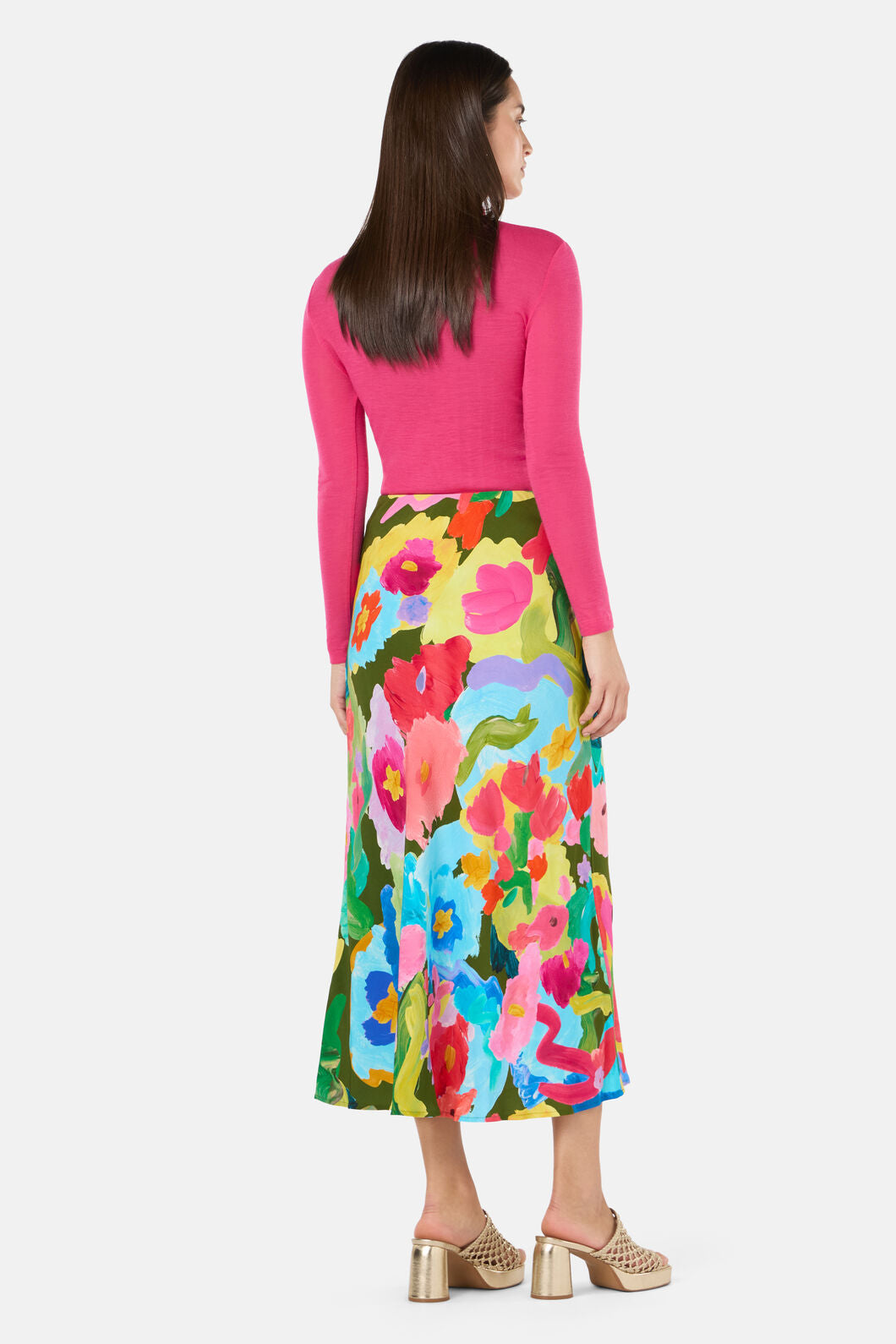 Gorman NZ - Expressionist Slip Skirt - print