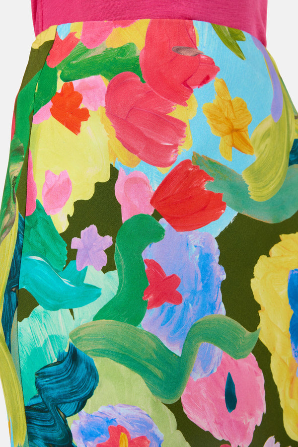Gorman NZ - Expressionist Slip Skirt - print