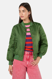 Gorman NZ - Expressionist ReversibleBomber - olive