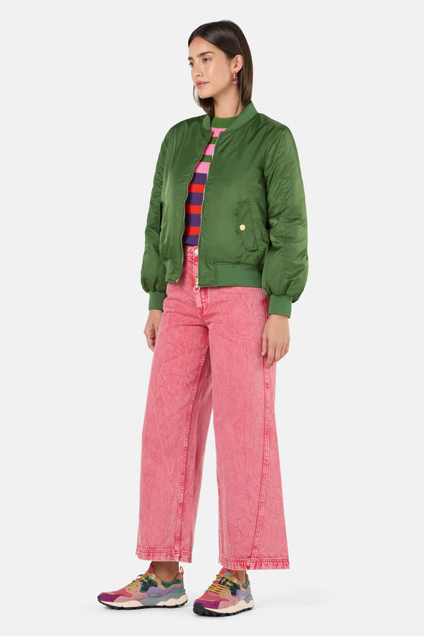 Gorman NZ - Expressionist ReversibleBomber - olive
