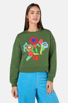 Gorman NZ - Expressionist Emb Sweater - olive