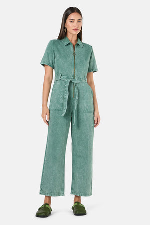 Gorman NZ - Marylou Denim Pantsuit - green
