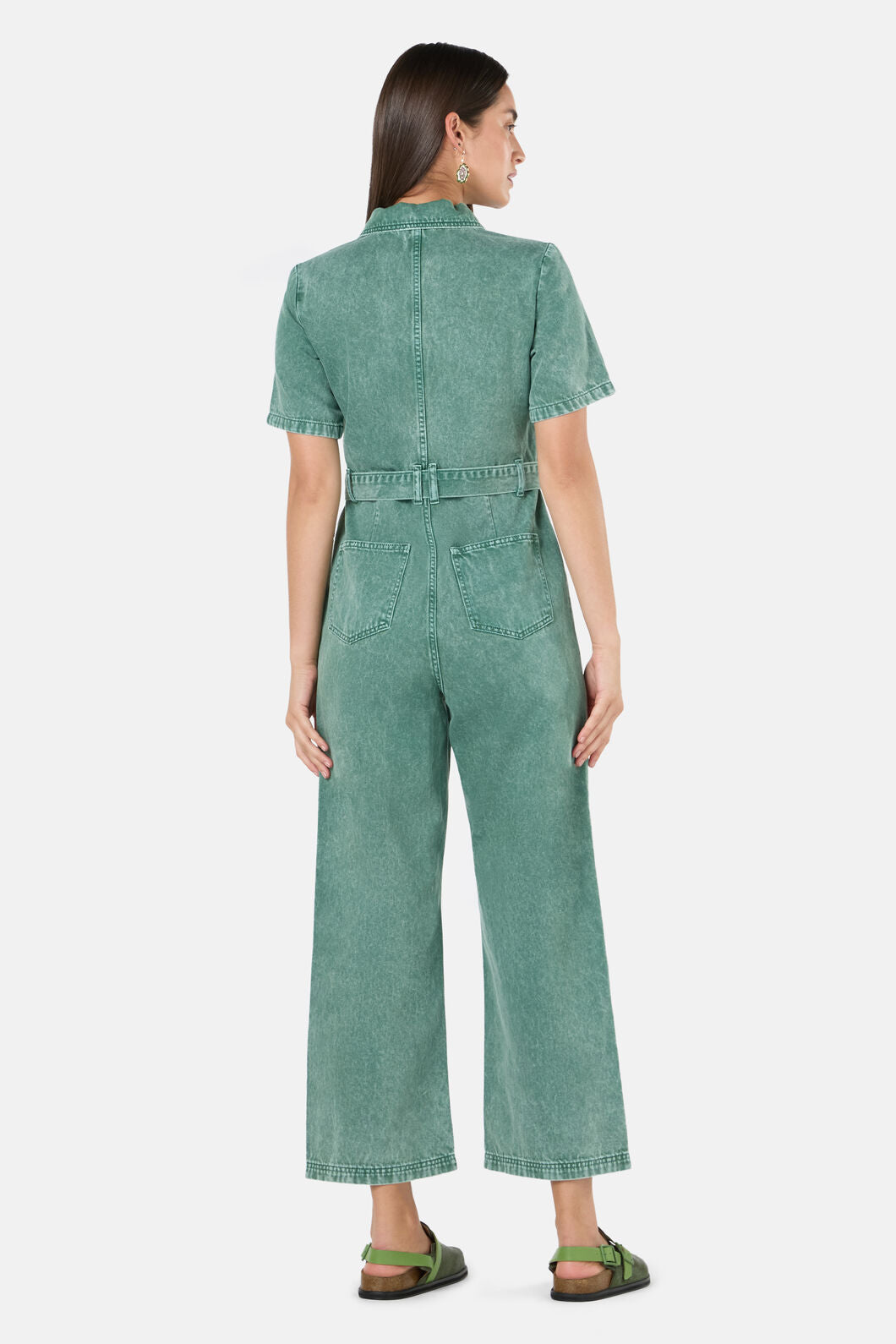 Gorman NZ - Marylou Denim Pantsuit - green