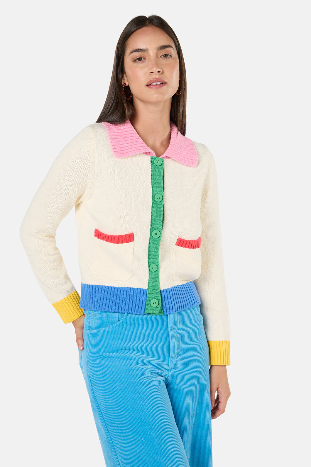 Gorman NZ - Colour Play Cardigan - cream