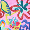 Abstract Flower Embroidered Relaxed Tee