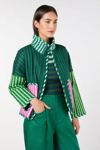 Gorman NZ - Abstract Flower Quilted Jacket - print