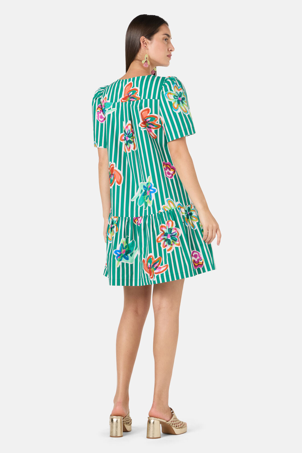 Gorman NZ - Abstract Flower Tie SmockDress - print